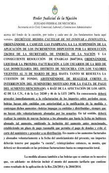 López resolución Aumento de Gas