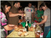 brindis en el 36 viv de Neco
