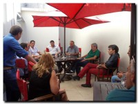 López participó de reunión seccional del Frente Renovador junto a De Narváez 1