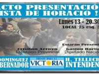 presentacion de la lista de Horacio