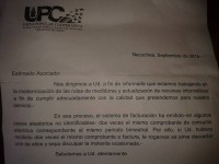 nota de la UPC