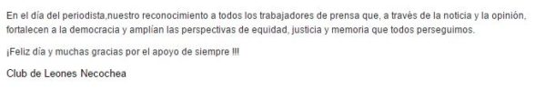 periodista - leones