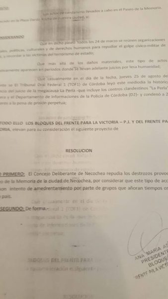 proyecto de repudio
