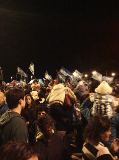 Operativo en la rambla por los festejos