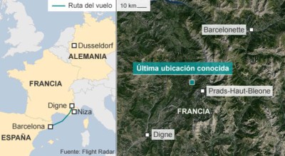 TRAGEDIA: Los últimos 8 minutos del vuelo de Germanwings caído en Francia