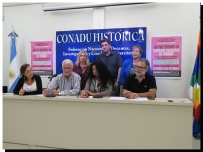 CONADU HISTÓRICA denunció al Ministerio de Educación de la Nación