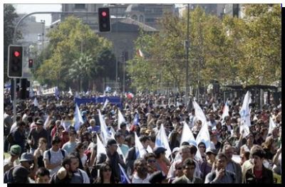 CHILE: Movilizan juntos profesores y estudiantes  