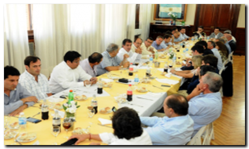 SEGURIDAD: Ritondo recibió a intendentes Quinta Sección Electoral