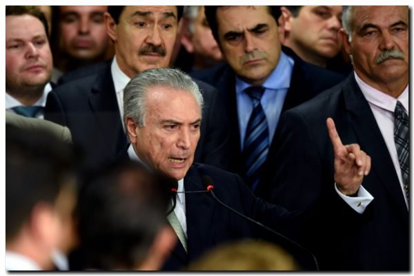 Temer grabado en tráfico influencias