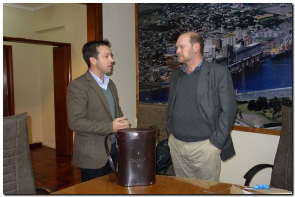 Grobocopatel destacó el potencial de Quequén por tener la faz productiva sobre el puerto
