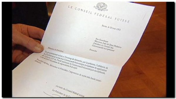 Suiza cancela su petición de adhesión a la Unión Europea