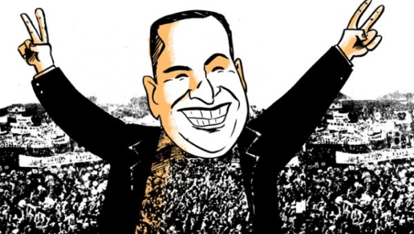 Sale con fritas los sábados… Humor político…