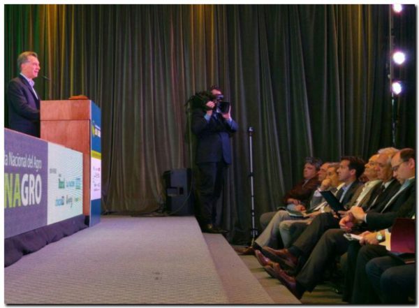 Rojas junto a Mauricio Macri