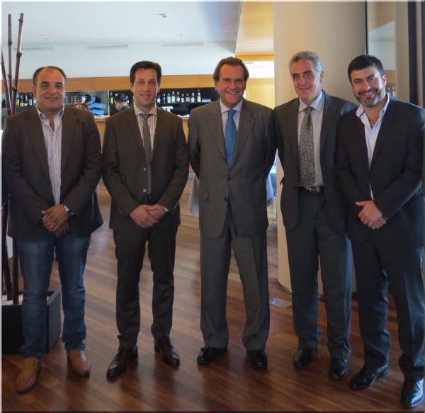 El Presidente de Puerto Quequén junto al Presidente del Puerto de Barcelona