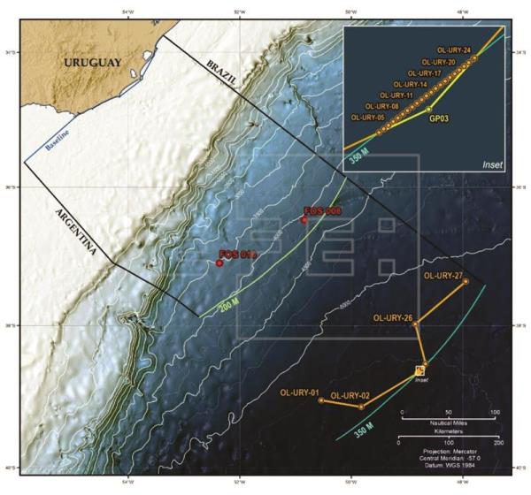 La ONU otorga a Uruguay la extensión de 300 millas de la plataforma continental