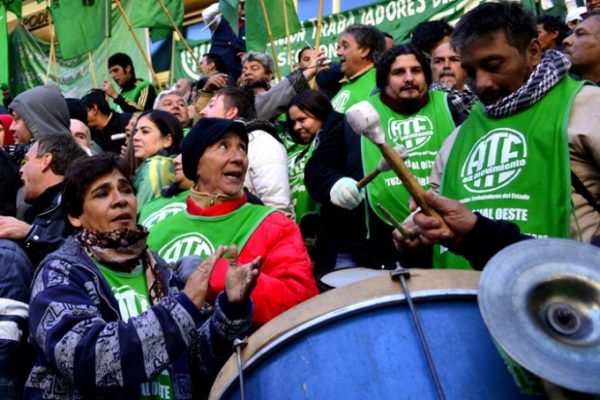 ATE realiza paro nacional hoy martes