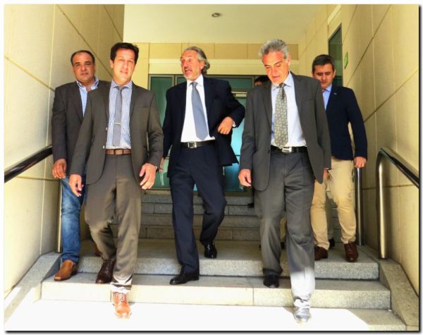 El Presidente de Puerto Quequén junto al Cónsul General  Argentino en Barcelona