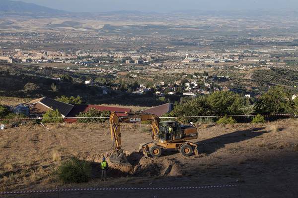 Fracasa nueva búsqueda de fosa de García Lorca