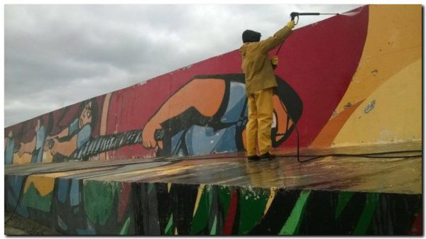 Segunda Restauración del Mural Reflejos