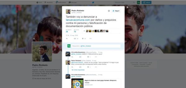 Pedro Robledo perdió contra La Nueva Comuna de Necochea y otros sitios