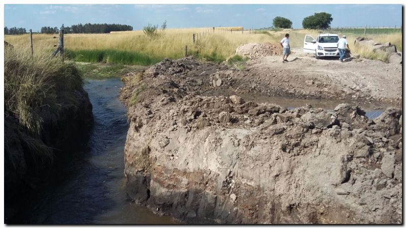 LOBERÍA: Se inicia la construcción de un nuevo puente