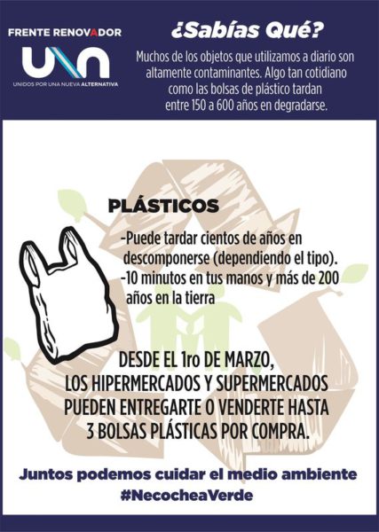 NECOCHEA: Entró en vigencia la ordenanza que limita el uso de bolsas plásticas
