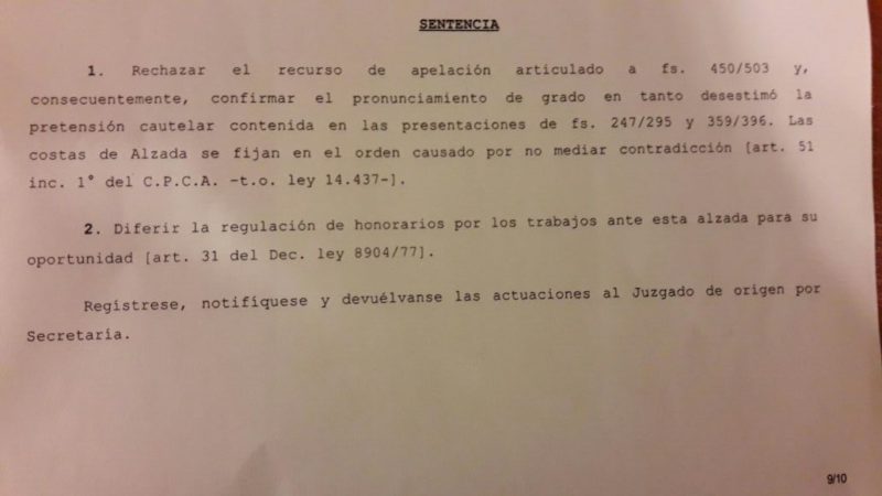 NECOCHEA: Fallo favorable al Municipio