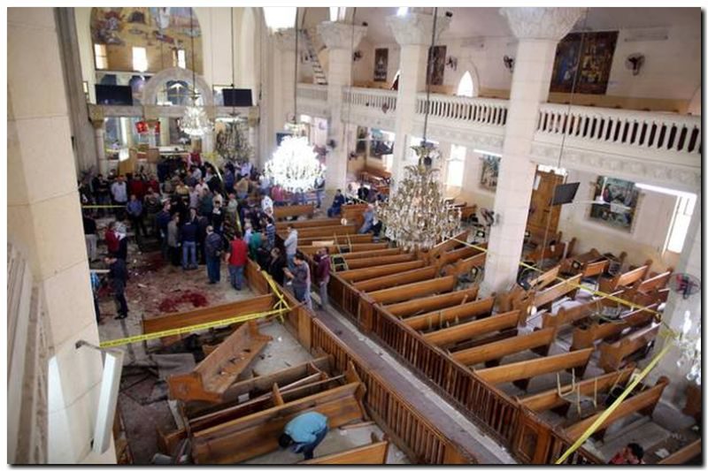 EGIPTO: 45 muertos en doble atentado en iglesias coptas