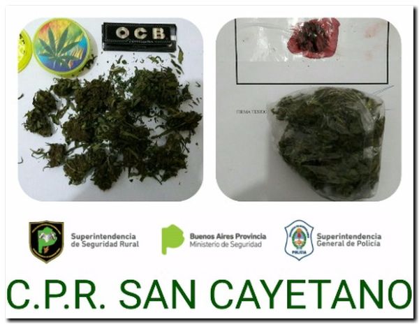 SAN CAYETANO: Sospechan que llevaban marihuana para vender
