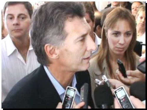Macri denuncia acuerdos en Caputo y La Campora
