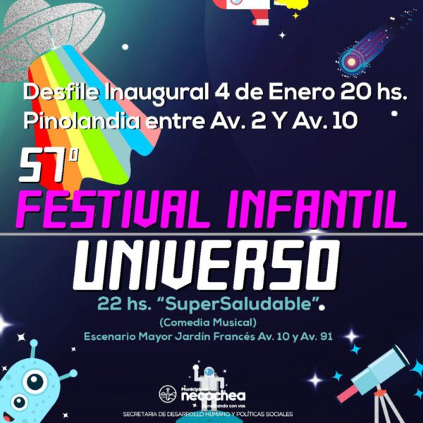 VERANO 2018: Hoy a las 20 será el Desfile Inaugural del 57º Festival Infantil de Necochea