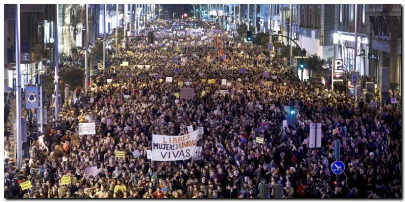 DÍA DE LA MUJER: El 82% de los españoles cree que hay motivos para la huelga del 8 de marzo