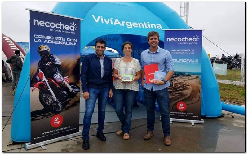 TURISMO: Junto al Entur, López promocionó el Enduropale en el Moto GP de Termas de Río Hondo