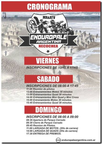 Enduropale 2018: este fin de semana se encienden los motores de motos y quads