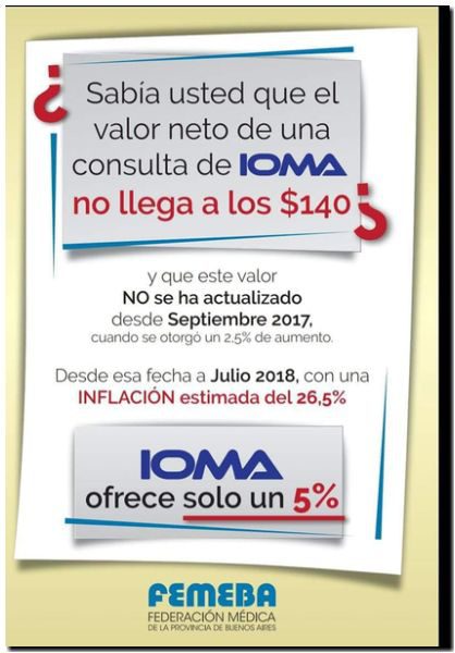 El FUD denuncia recorte de prestaciones de IOMA y exige urgente solución