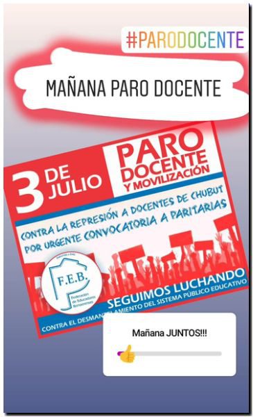 Paro nacional docente