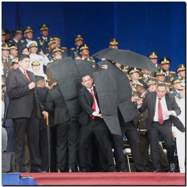El presidente de Venezuela salió ileso de un atentado