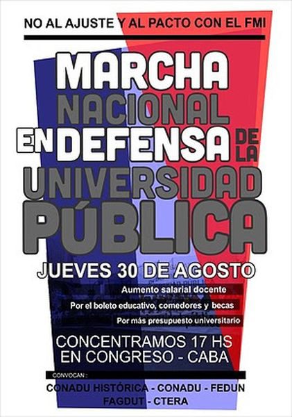 Paro en Universidades Nacionales