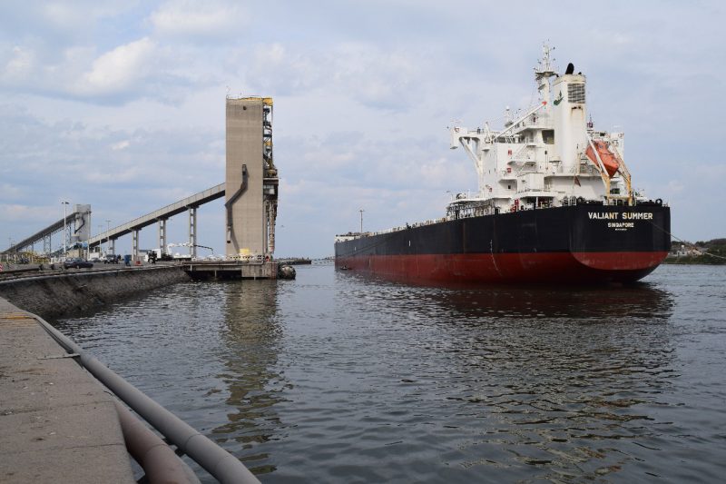 El maíz protagoniza la exportación de Puerto Quequén