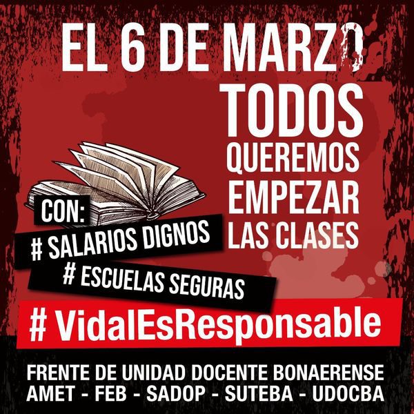 EDUCACIÓN: Este miércoles, puede resolverse el inicio normal de las clases