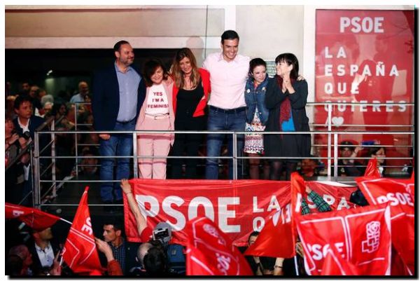 ESPAÑA: Socialista Sánchez gana, debacle del PP