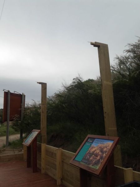 Repudio de actos vandálicos en el Sendero Saludable Sur de Puerto Quequén