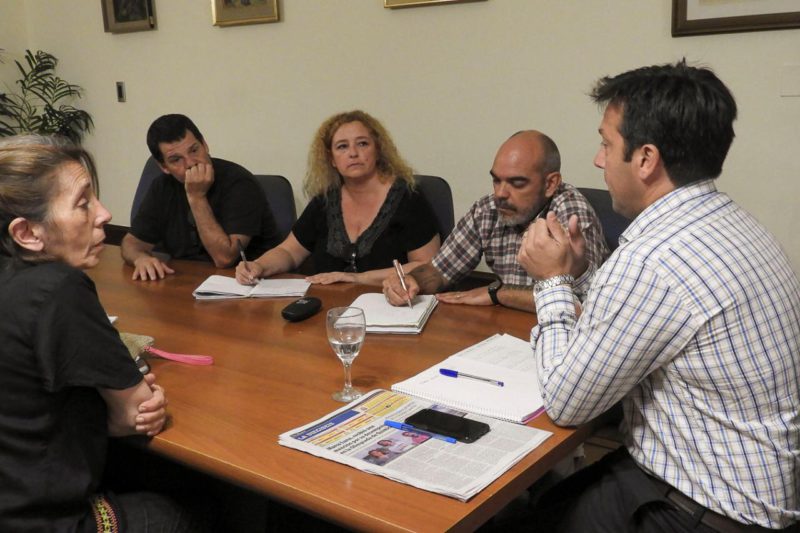 Arturo Rojas evaluó la situación de los empleados municipales con ATE