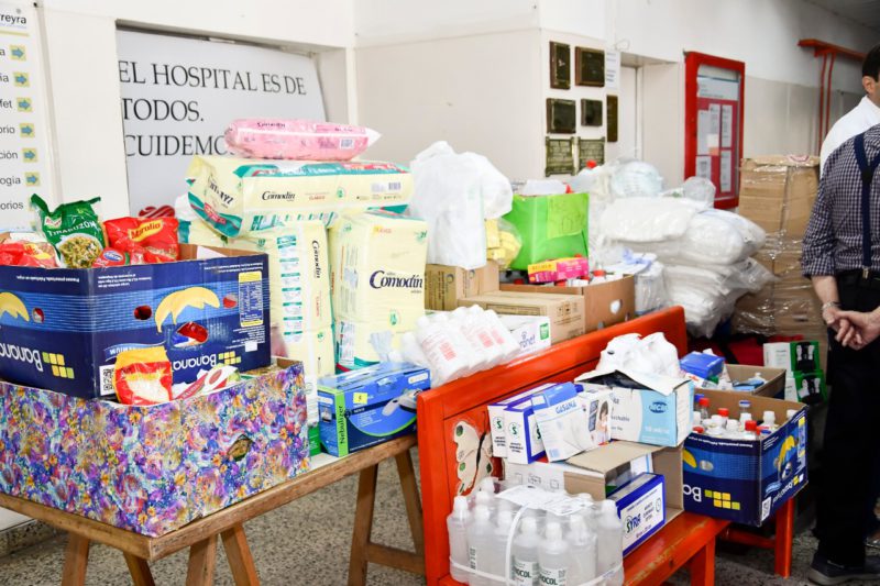 Presentaron donaciones de insumos y aparatología para el Hospital Ferreyra