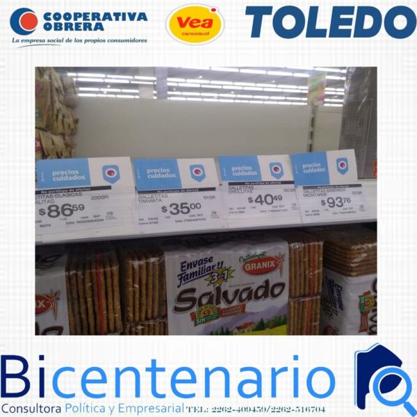 NECOCHEA: No se cumple el acuerdo de Precios Cuidados