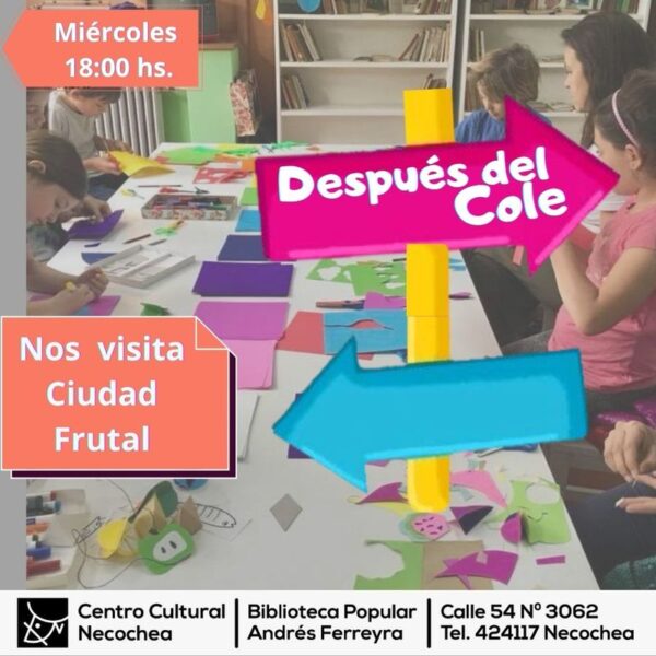 EDUCACIÓN: Vuelve el programa “Después del cole”
