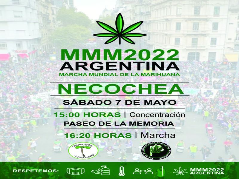 NECOCHEA: Marcha Mundial de la Marihuana 2022