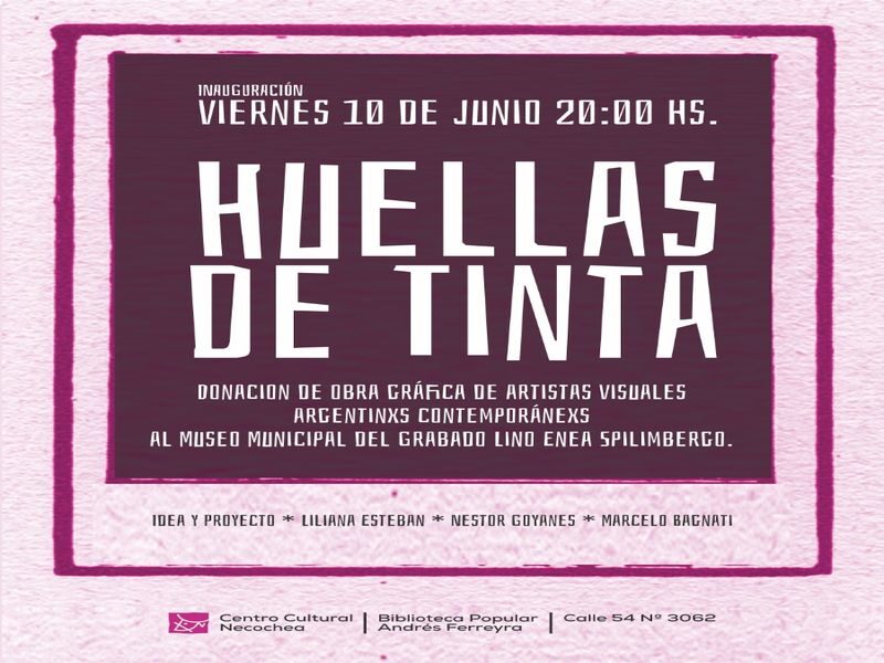Inauguración de la muestra de grabados “Huellas de tinta”