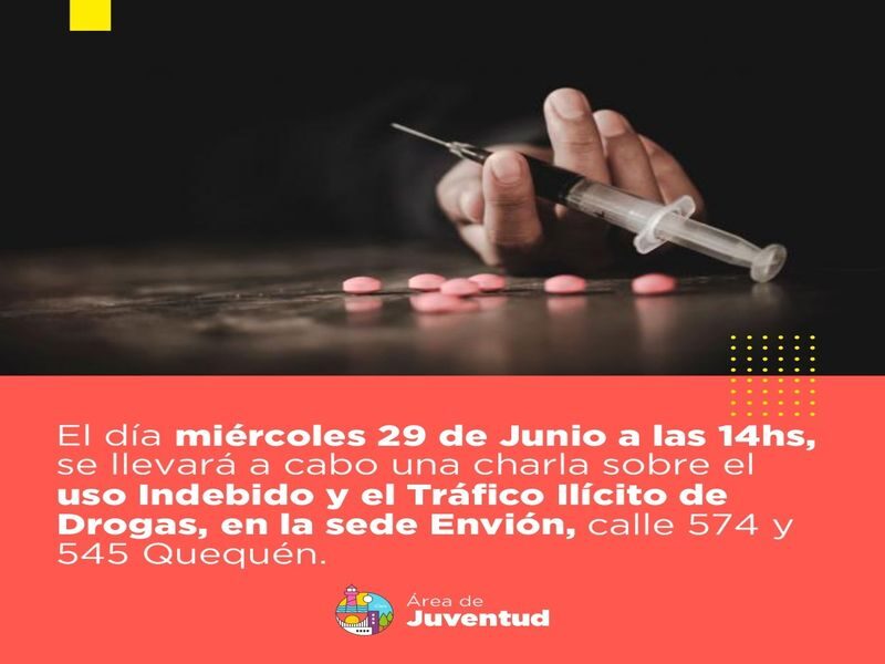 DROGAS: Charla sobre prevención
