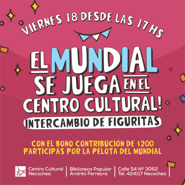 La previa del Mundial se vive con fiesta en el Centro Cultural